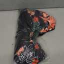 Yonique Two Piece Tankini Swimsuits for Women with Shorts Tummy Control Bathing Suits Athletic Swimwear Black and Orange Floral XXL