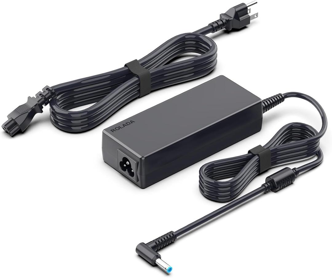 ROLADA 90W Fast Charging Laptop Charger Compatible with HP Pavilion X360 11 13 14 15 17, Stream 11 13 14 AC Adapter, Envy X360 13 15 17 M6 M7 Power Supply Cord