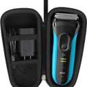 Aproca Portable Storage Travel Case, Fit for Braun Electric Series 3 Razor Wet & Dry Foil Shaver and Accessories