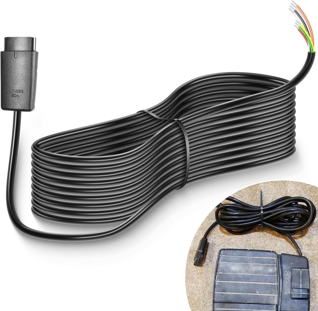 2300730 Control Cord Foot Pedal Power Cable Assembly Replacement Part Fit For Minn Kota PowerDrive V1 Foot Pedals 2006 & Older