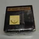 Mega Handles - ROBELL Entry Deadbolt Lock - Heavy Duty Square Locking Deadbolt for Left or Right-Handed Doors - Interior/Exterior - Satin Brass (1 Pack)