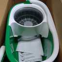 Libman Tornado Spin Mop System - Mop and Bucket with Wringer Set for Floor Cleaning - 2 Total Mop Heads Included, Green