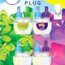 Febreze Plug In Air Freshener, Odor-Fighting Scented Oil Refill, For Home, Bathroom, & Kitchen, Long Lasting, Gain Moonlight Breeze and Gain Original Scents, 0.87oz Refills, 4 Count (2 of Each Scent)