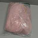 2025 Maternity Sparkly Mesh Maxi Flowy Dress with Belt Ruffle Sleeves Pregnant Long Dress Baby Shower Photoshoot Formal (XX-Large, Light Pink)