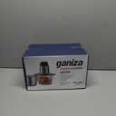 GANIZA Food Processors, Electric Food Chopper with Meat Grinder & Vegetable Chopper - 2 Bowls (8 Cup+8 Cup) with Powerful 450W Copper Motor - Includes 2 Sets of Bi-Level Blades for Fruits/Meat/Nuts (Black)