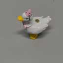Mumufy Silly Goose Cake Candle Holders with Birthday Candle One Birthday Party Supplies Mini Cute Cake Topper Stand Candlestick for Kids Baby Shower Party Celebration, 3.15 Inch(Goose,Pink)