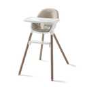 Graco Ready2Dine DLX 4-in-1 Highchair, Portable High Chair with 4 Growing Stages, Foldable Baby High Chair, Toddler Feeding Seat, Youth Stool, and Big Kid Seat, Linden