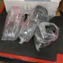 Blender Replacement Parts for Ninja, 24oz Ninja Blender Cups with To-Go Lids, 7 Fins Extractor Blade, Compatible with Nutri Ninja Auto iQ Blenders BL2012 BN801 BL480-30 BL640-30 BL642-30 NN100-30