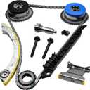 2.4 Timing Chain Kit w/VVT Sprocket for Chevy Equinox 2.4L 2010 for GMC Terrain, for 08-10 Malibu HHR 2.0L, for Buick Regal 2011-13, for Saturn Vue Aura Sky 2.4 07-09 Cam Phaser 12578515 12621505