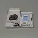 RFUNGUANGO Compatible with Airpods Pro Case 2nd / 1st Generation Protective Case, Compatible with MagSafe, with Cleaning Kit & Keychain,Phone Stand,Magnetic Automatic Lock, Visible LED, White-Blue