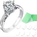 Invisible Ring Size Adjuster for Loose Rings Ring Adjuster Fit Any Rings, Assorted Sizes of Ring Sizer