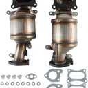 LELEHOKA Left & Right Catalytic Converter Compatible with 2009-2021 Honda Pilot, Fit for 2008-2017 Honda Accord, Fit for 2008-2019 Odyssey, Acura TL 2009-2014 3.5L V6 Catalytic Convertor