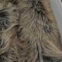 EVERGRACEHOME Ultra Soft Luxury Fluffy Mink Faux Fur Throw Blanket, Thick Warm Fall Winter Blankets for Bed, Couch, Cozy Plush Reversible Blanket for Chair, Sofa (Tipped Champagne Ivory, 50"x60")