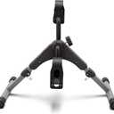 Pedal Exerciser Desk Exercise Bike Leg and Arm Exercise Bike with LCD Monitor Foldable and Porable (Black/Grey)