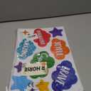 2 x Hot Air Balloon Door Decal - Colorful Inspirational Window Door Clings Stickers Soaring to New Heights Positive Saying Wall Decals Motivational Phrases Sticker for Classroom Nursery Bedroom Decors