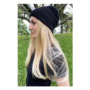 Blonde Wig With A Black Beanie