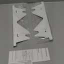 Stove Gap Covers Stainless Steel, 2 Pack Stove Gap Filler Easy Retractable Length 13.8" to 27.5", Width 0.79" ALMCALS Stove Gap Guards Range Trim Kit, Heat Resistant Guard Between Stove Top & Counter (White)