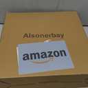 Alsonerbay Corner Shelf Wall Mount, Set of 3 Floating Shelves for Storage and Display, Rustic Wood Shelves for Bedroom, Kitchen, Living Room, Nursery and Office (Dark Brown)