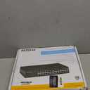 NETGEAR 24-Port Gigabit Ethernet Unmanaged Essentials Switch (GS324) - Desktop, Wall, or Rackmount, Silent Operation