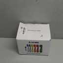 Zacro Resistance Bands, 6 Resistance Levels Pull Up Assistance Bands, Exercise Bands for Men&Women, Heavy Duty Resistance Band Set with Door Anchor, for Working Out, Muscle Training, Physical Therapy (Green+Red+Orange+Yellow+Cyan+Purple)