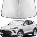 EcoNour Windshield Sunshade Compatible for Buick Encore GX 2020-2024 2025 2026, Sun Visor for Front Windshield & Window Sun Shade Cover, UV Heat Blocker & Protector, Car Accessories