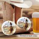 3 x Just A Girl Horse Lovers Ornament 2025 - Animal Lover Gifts for Girls, Teens, Friends, Horse Gifts for Women, Ceramic Ornaments for Christmas Tree Decorations, for Farmhouse Decor