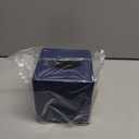 Y-in Hand Tissue Box Cover, Square Facial Tissue Holder Storage for Bathroom Vanity, Countertops, Dressers, Night Stand, Parlors and Offices - Navy Blue