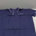 Cotrasen Mens Casual Knitted Polo Shirts Short Sleeve Collared Knit T Shirts Summer Golf Shirts with Pocket (XX-Large, Navy)