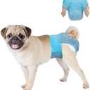 Dono Dog Diapers Female,Disposable Pull Up Stretchy Waist Wraps for Female Puppy Dogs in Heat Period Diapers, Super Absorbent 360 Leak-Proof Doggie Training Incontinence
