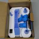 Electric Air Balloon Pump, Portable Dual Nozzle Electric Balloon Inflator/Blower for Party Decoration,Used to Quickly Fill Balloons - 110V 600W [Blue]