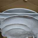 Mwellewm 10 Pcs Cake Stand White Plastic Dessert Table Display Set 4 Pcs 3 Tired Cupcake Stand Cookie Tray Rack Serving Tray Cake Tower and 6 Pcs Dessert Tray for Wedding Baby Shower Tea Party