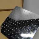 10 inch Rain Shower Head with Handheld Spray Stainless Steel, High Pressure Square Rainfall Showerhead Combo with 6 Handheld Sprayer, Detachable Shower Heads Waterfall Shower for Bathtub (Silver)