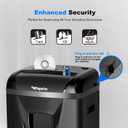 P-5 Paper Shredder, 9 Sheets High-Security Micro-Cut Shredder, 2.4m/min High-Speed Shredding, 5.8 Gallon Bin, CD/Credit Card Shredder with Anti-Jam & Dual Modes