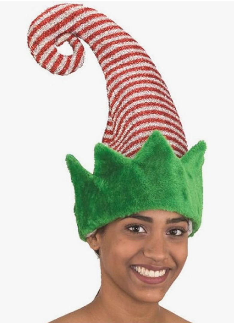 Elf Striped Hat Red White Green Adult Children