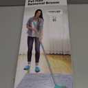 B-Land Carpet Rake for Pet Hair Removal, Reusable Pet Hair Remover with 60” Adjustable Long Handle, Carpet Scraper Dog Cat Hair Remover Tool for Rugs, Mats