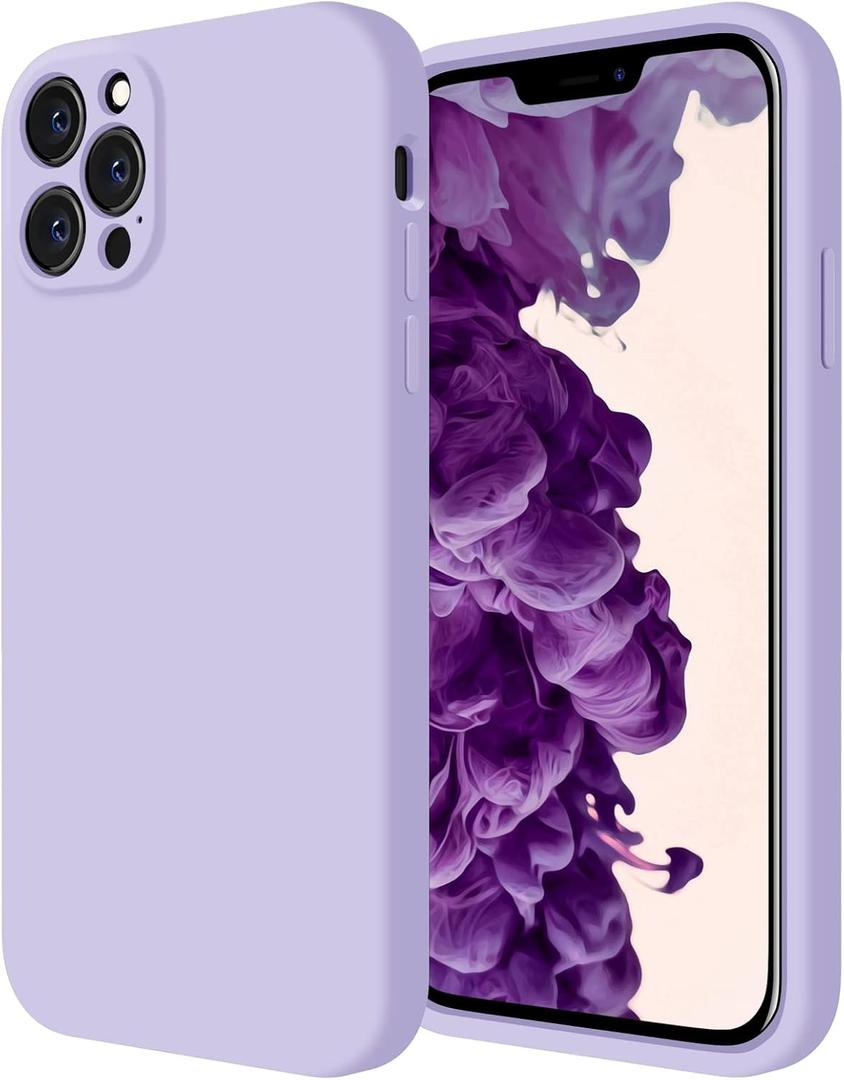 Cordking Compatible with Case for iPhone 11 Pro Max Case, Silicone [Camera Protecion] Upgraded Phone Case with Soft Anti-Scratch Microfiber Lining, 6.5 inch Clove Purple