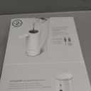 simplehuman 9 oz. Touch-Free Automatic Rechargeable Sensor Pump, White Stainless Steel, New