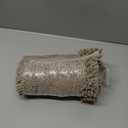 Smiry Luxury Chenille Bathroom Rugs 24x16, Extra Soft and Absorbent Shaggy Bath Mat, Machine Washable, Non-Slip Plush Carpet Runner for Tub, Shower, and Floor, Home Decor Accessories, Latte