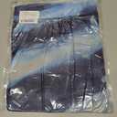 YOINS Women Off Shoulder Mesh Long Sleeve Tops Sexy Sheer See Through Shirts (Blue, S)