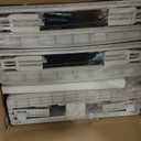 JEKO&JEKO 146 Qt Narrow Bathroom Storage Cabinet, 3Tier Slim Tall Cabinet Organizer with Wheels, Foldable Plastic Storage Bin for Small Spaces, White