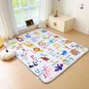 Premium Baby Playpen with Mat, 71x60 Inches Extra Large Playpen for Babies and Toddlers, Indoor & Outdoor Activity Center, Safety Baby Play Pen with Gate Prints