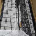 Jusgym 4X8FT Overhead Garage Storage Rack, 26"-40" Height Adjustable Garage Ceiling Storage Racks, Heavy Duty Metal Overhead Storage Organizer System, 750LBS Weight Capacity