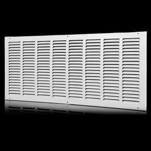 Vent Cover 32x16(Duct Opening Size),Air Return Vent Cover,Flat Vent Cover,Rejillas De Aire Acondicionado para Casa,Return Air Grilles,Outer Dimensions:33.75"Wx17.75"H(32"W x 16"H, Duct Opening)