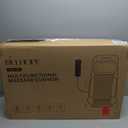 belhope Shiatsu Neck and Back Massager with Heat, 4D Kneading Back Massager for Pain Relief Deep Tissue, Comfortable Back Massage for Chair, Massage Mat for Office Home, Gifts for Men Women Parents (Black-3)