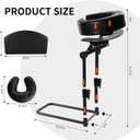 Massage Headrest for Bed, Adjustable Massage Face Cradle, Massage Table Kit