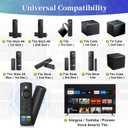 Replacement Firestick Remote Control Fit for Fire Smart TV Cube/TV Stick(2nd/3rd Gen), Smart TV 3rd Gen/Stick Lite/HD/ 4K Max/4K, for All Insignia, Toshiba, Pioneer Smart TV with Voice Controller