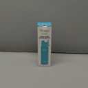 [2-IN-1 LID] Insulated Water Bottle with Silicone Boot (36hrs Cold/18hrs Hot) - DIY Stickers, Leakproof, BPA Free, 24 oz (Cyan)