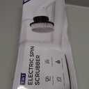 Electric Spin Scrubber - Cordless Bathroom Scrubber with 7 Brush Heads - Dual Speed IPX7 Waterproof Power Scrubber for Heavy-Duty Bathtub, Glass, Tile, and Car Cleaning (White)