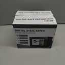 Digital Electronic Money Safe, Steel Security Lock Box with Keypad, Office Hotel Business Jewelry Gun Cash Safe, 0.23 Cubic Feet, 9.06" W x 6.69" D x 6.69" H