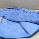 TCUSSIF Inherent Flame Retardant Hospital Curtain Room Divider with Grommet, Cubicle Privacy Medical Curtain for Hospital, Medical Clinic, Lab(1 Panel, 5x8FT, Dark Blue)